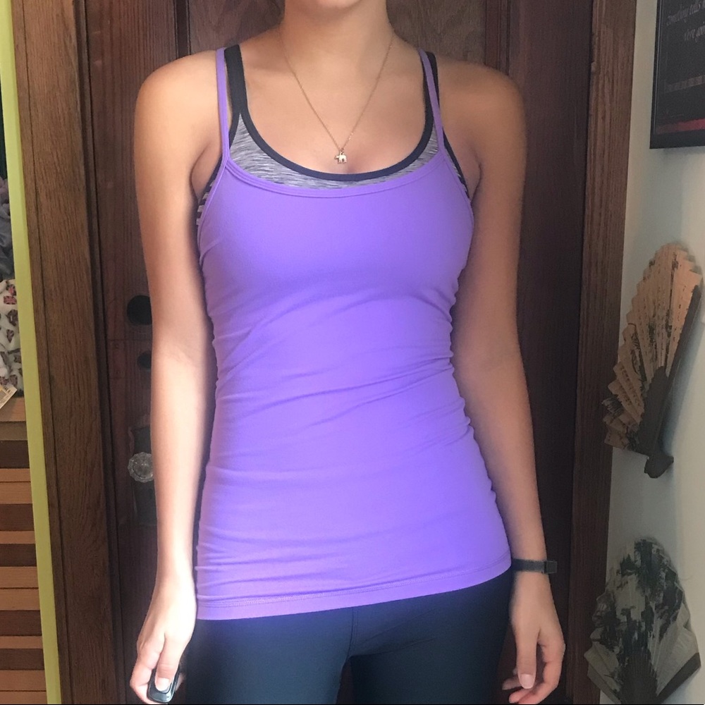 Sz 4 Lululemon purple workout tank!